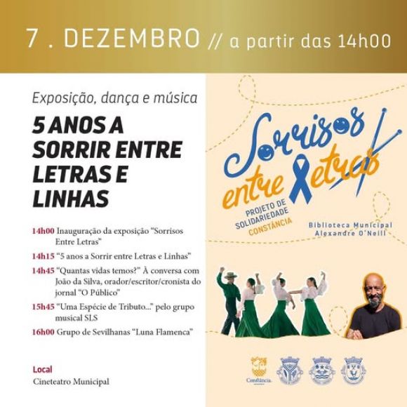 5 Anos a Sorrir entre letras e Linhas