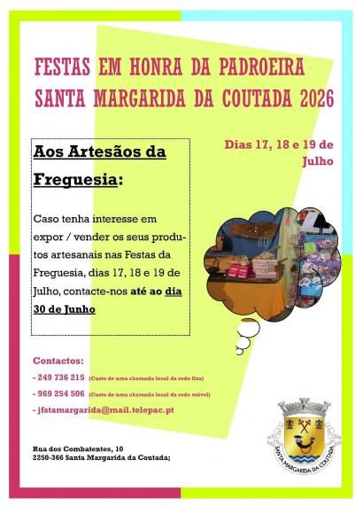 Festas da Padroeira Santa Margarida da Coutada 