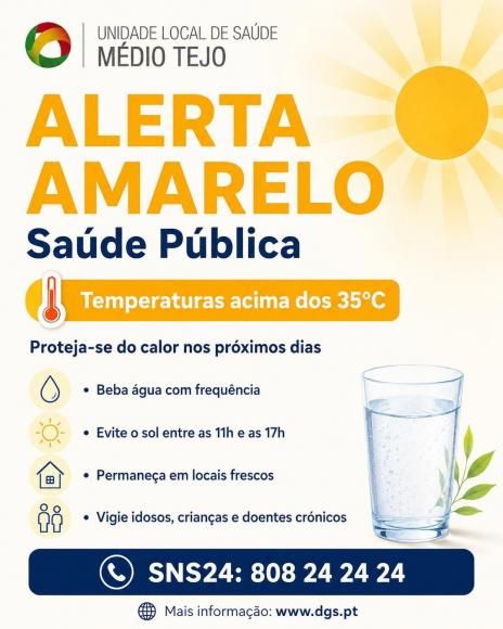Alerta Amarelo Sa&uacute;de P&uacute;blica