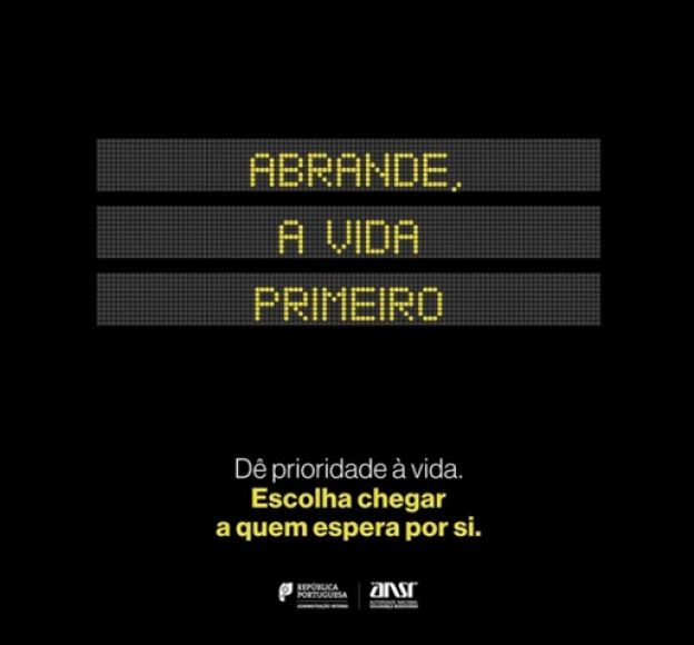A pressa n&atilde;o reduz o caminho. Aumenta o risco. Se conduz, abrande e mantenha dist&acirc;ncia de seguran&ccedil;a.