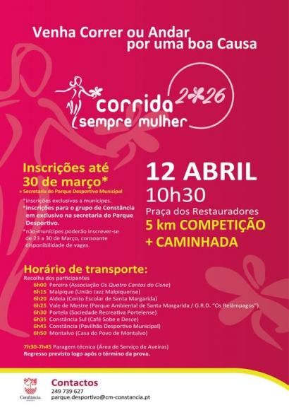Corrida sempre Mulher