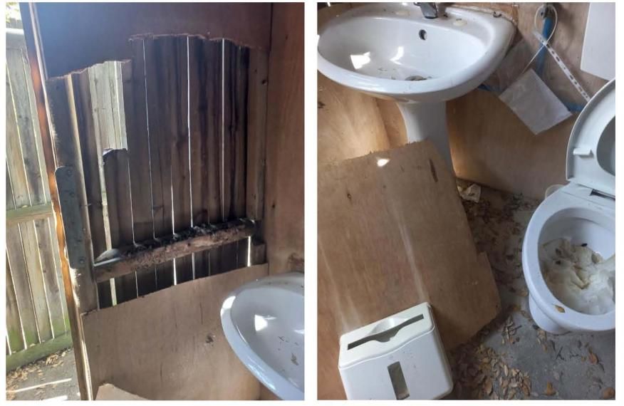 A&ccedil;&otilde;es de vandalismo no A&ccedil;ude