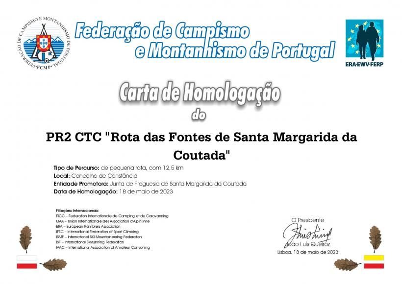 PR2-CTC - Rota das Fontes de Santa Margarida da Coutada