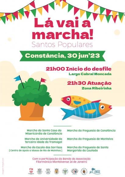 L&aacute; Vai a Marcha! - Dia 30 de Junho em Const&acirc;ncia