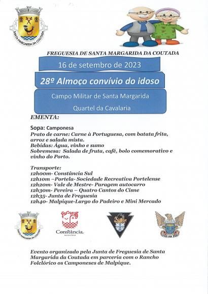 Almo&ccedil;o Conv&iacute;vio do Idoso - 16/setembro/2023  