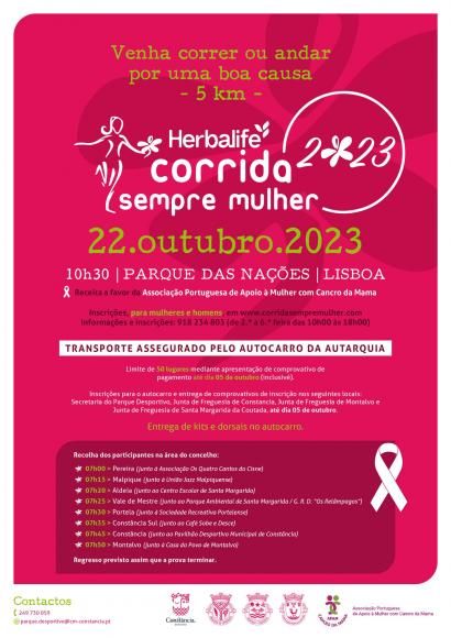 Corrida Sempre Mulher - 22 de Outubro
