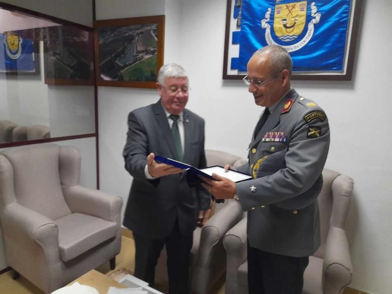 Visita de apresenta&ccedil;&atilde;o de cumprimentos do novo Comandante da Brigada Mecanizada